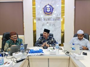 Rapat kopertais v wilayah aceh terkait pedoman BKD. (Doc UIA)
