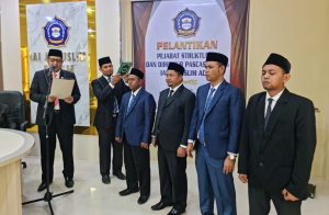 Rektor IAI Almuslim Aceh Lantik Direktur Pascasarjana dan Pejabat Struktural