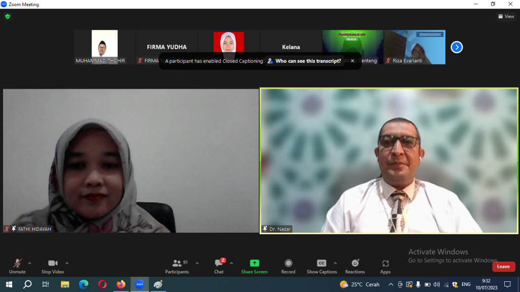 Sivitas Pascasarjana IAI Almuslim Aceh Isi Seminar Nasional
