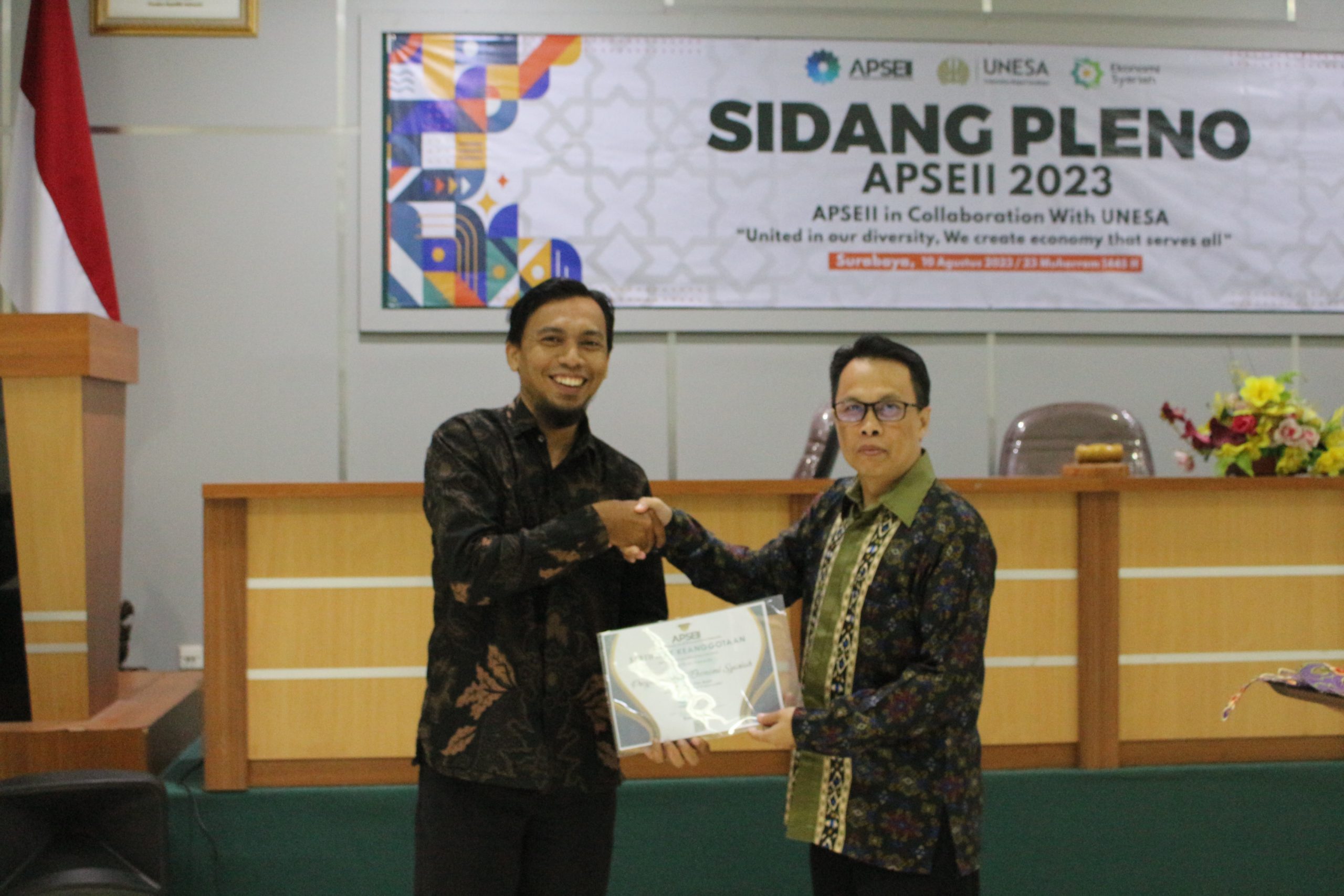 Prodi Ekonomi Syariah IAI Almuslim Aceh Resmi Bergabung dengan APSEII
