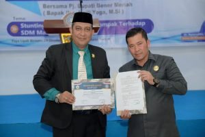 Tingkatkan SDM, Pemkab Bener Meriah dan IAI Almuslim Aceh Teken MoU
