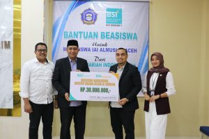 Mahasiswa IAI Almuslim Aceh Dapat Beasiswa dari Bank Syariah Indonesia