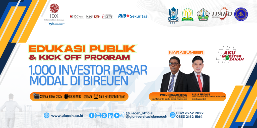 Edukasi Publik dan Kick Off Program 1.000 Investor Pasar Modal di Bireuen