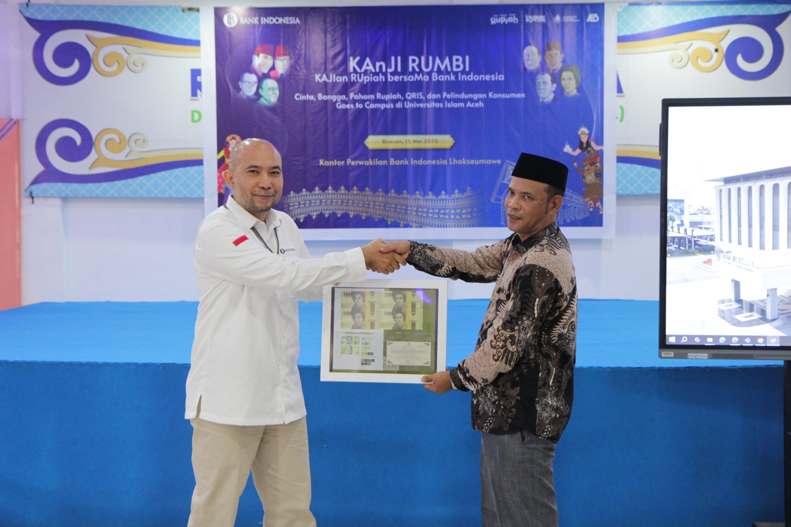 kanji rumbi cinta bangga paham rupiah BI UIA 6