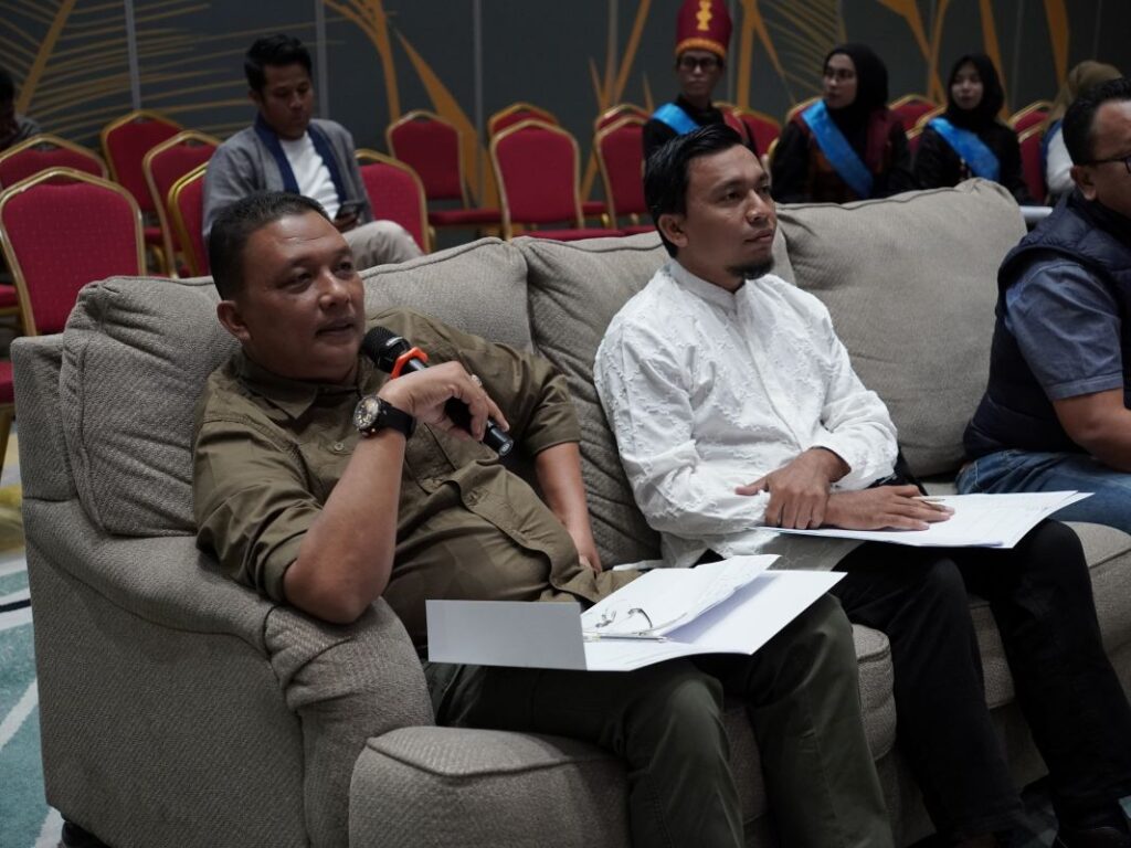 Aulia Fitri saat sesi tanya jawab dengan duta guru CBP Rupiah 2025