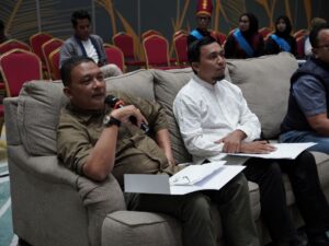 Aulia Fitri saat sesi tanya jawab dengan duta guru CBP Rupiah 2025