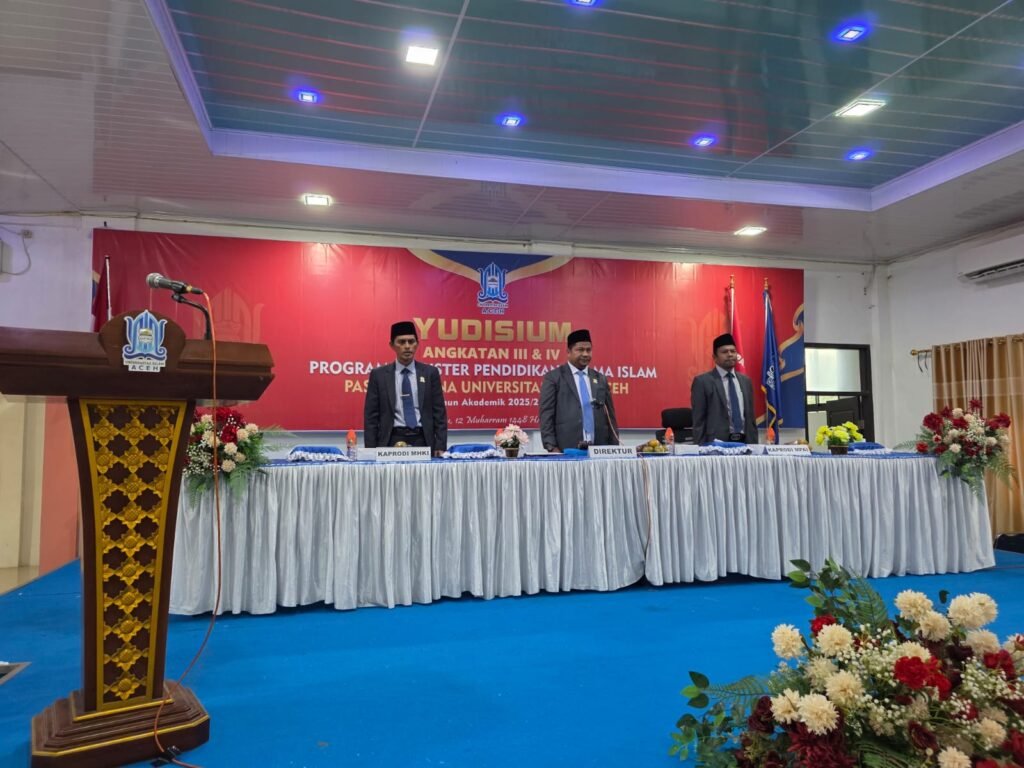 Dominasi Predikat Terbaik Mewarnai Yudisium Magister PAI Universitas Islam Aceh Periode 2026