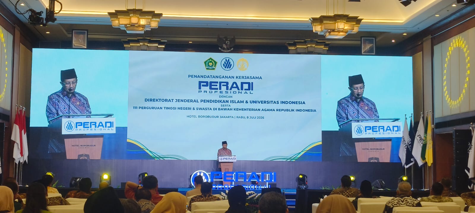 kegiatan kerja sama mou kemenag peradi kampus ptkin ptkis