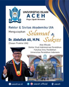 ucapan selamat dr abdullah ali